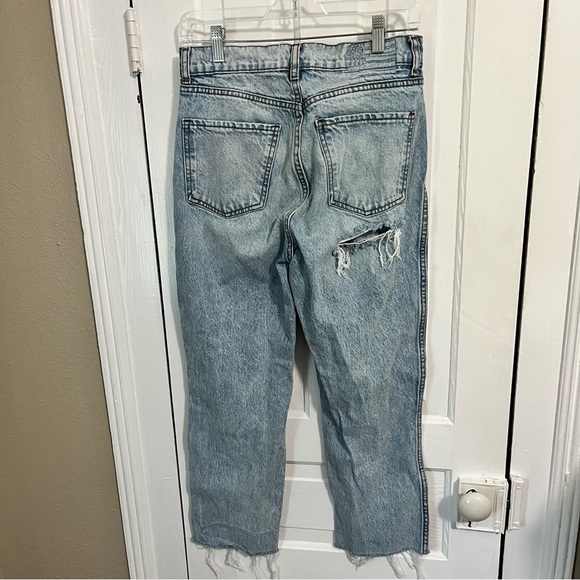 Revice Distressed Jeans Raw Hem Butt Rip Size 27 B2 - Picture 4 of 8